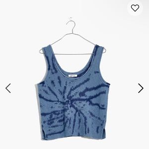 MADEWELL BLUE KNIT TOP